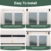 ZNONOX Curtain Rods No Drilling for Windows 30 to 90