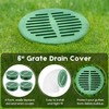 Meonum 4 Pack 6 in Round Drain Grate Covers, for