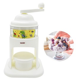 ljhnba Manual ICES Crusher Machine Portable ICES Shavers Hand Operated Shaved ICES Machine Portable Household ICES Maker Enduring