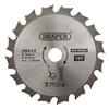 Draper 29412 TCT Multi-Purpose Circular Saw Blade, 185 x 25.4mm,