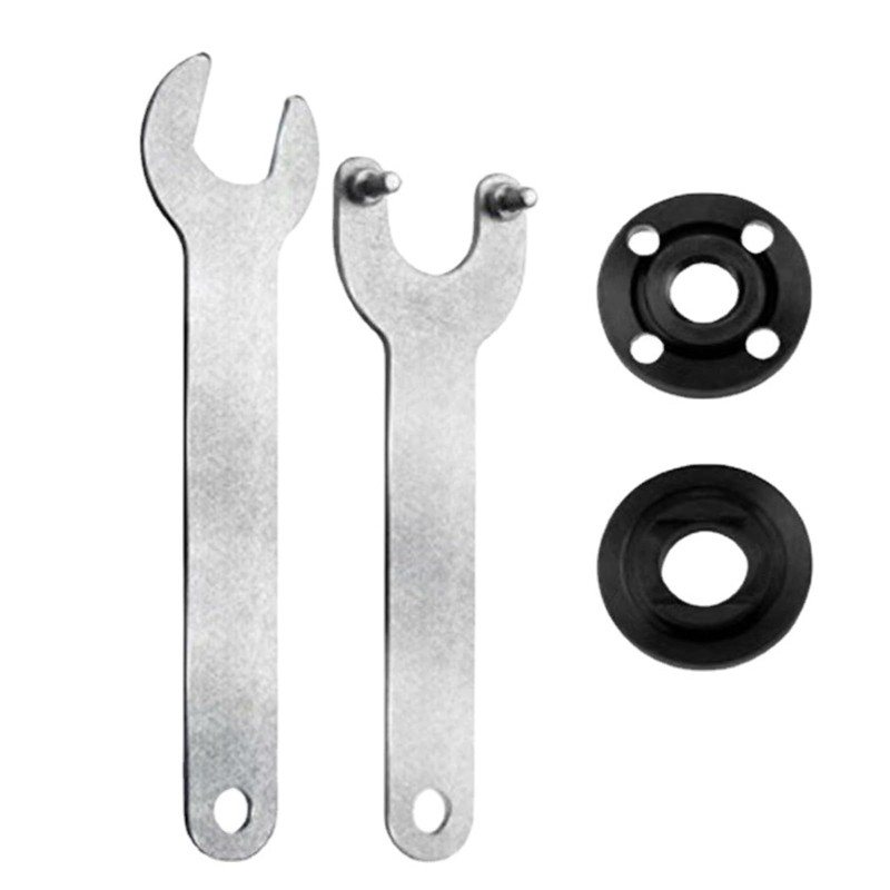 Set of 4 Replacement Parts Angle Grinder, Wrench Metal Lock