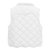 Gacaky Women's Puffer Vest Sleeveless Button Down Outerwear Warm Quilted