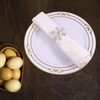 VALICLUD 6Pcs Christmas Snowflake Napkin Rings Serviette Holder Napkin Buckle