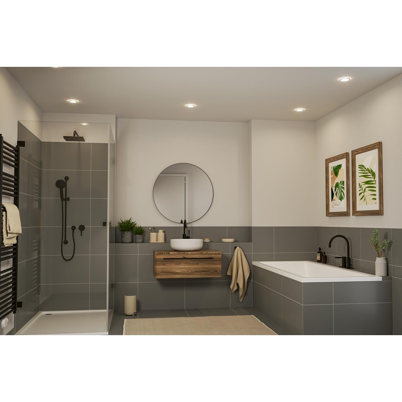 Paulmann Sormus 92247 LED Recessed Light IP65 Round 100 mm