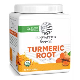 Sunwarrior Organic Harvest Turmeric Powder 490g, Sabor Neutro