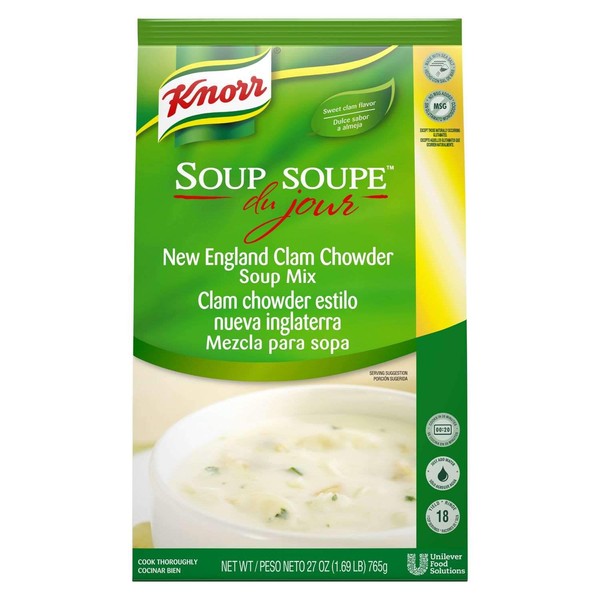 Soup Du Jour Clam Chowder Soup Mix, 27 Ounce -- 4 per case.