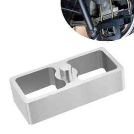 1 PCS Upgrade 1.5 Inch Universal Leaf Spring Lowering Block Kit Aluminum for Ride Height Adjustment