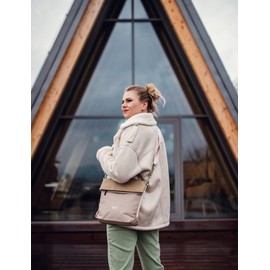 VUCH Unisex's Mirelle Beige Handbag, Talla UNICA