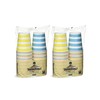 Sunup Paper Cup, Striped Pattern, 8.0 fl oz (205 ml),