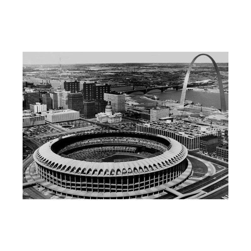 1967 Busch Stadium PHOTO St Louis Cardinals World Series Win!