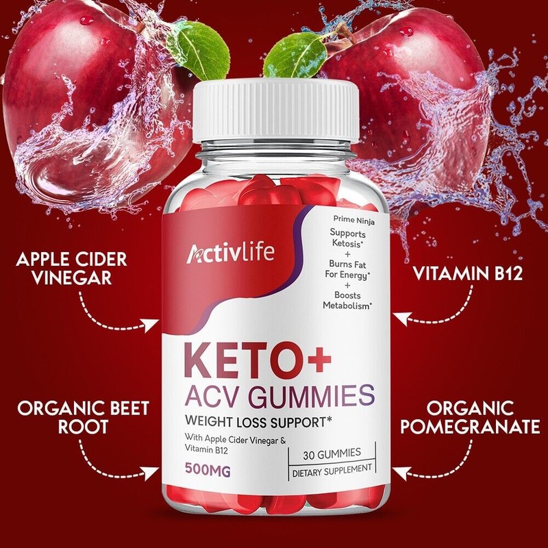 ActivLife ACV Keto Gummies, Activ Life Gummies Maximum Strength (5