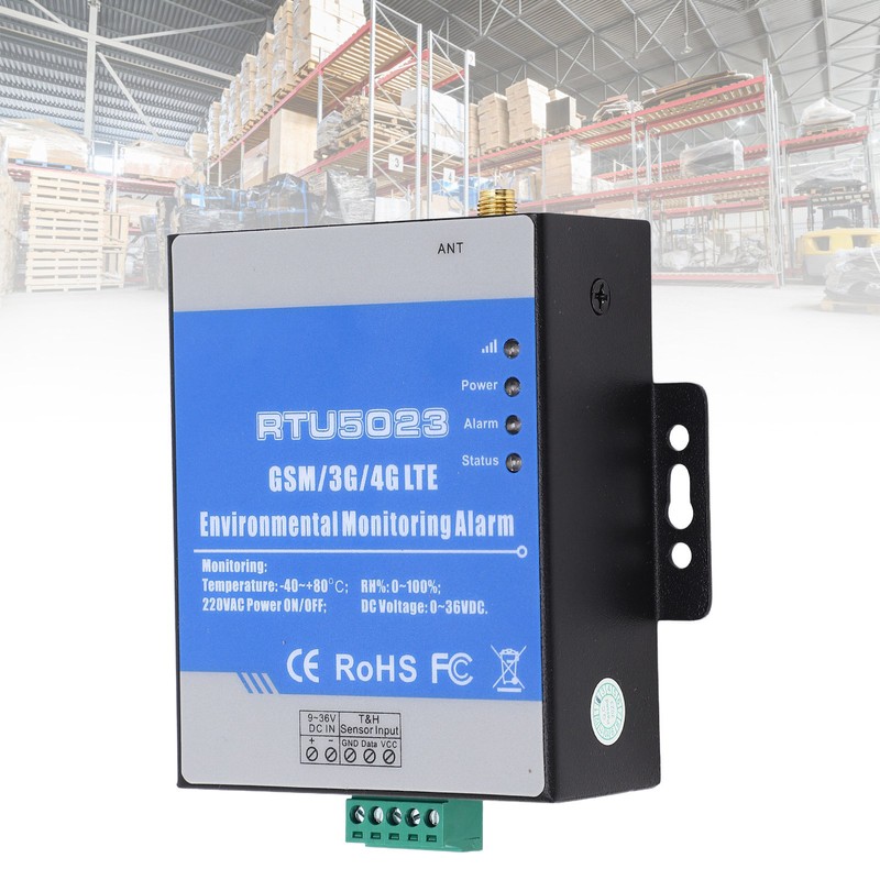 RTU5023 Temperature Humidity Alarm GSM 3G 4G Wireless SMS Alert