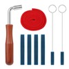 Professional Piano Tuning Kit Tuning Wrench Hammer Temperament Strip Mute
