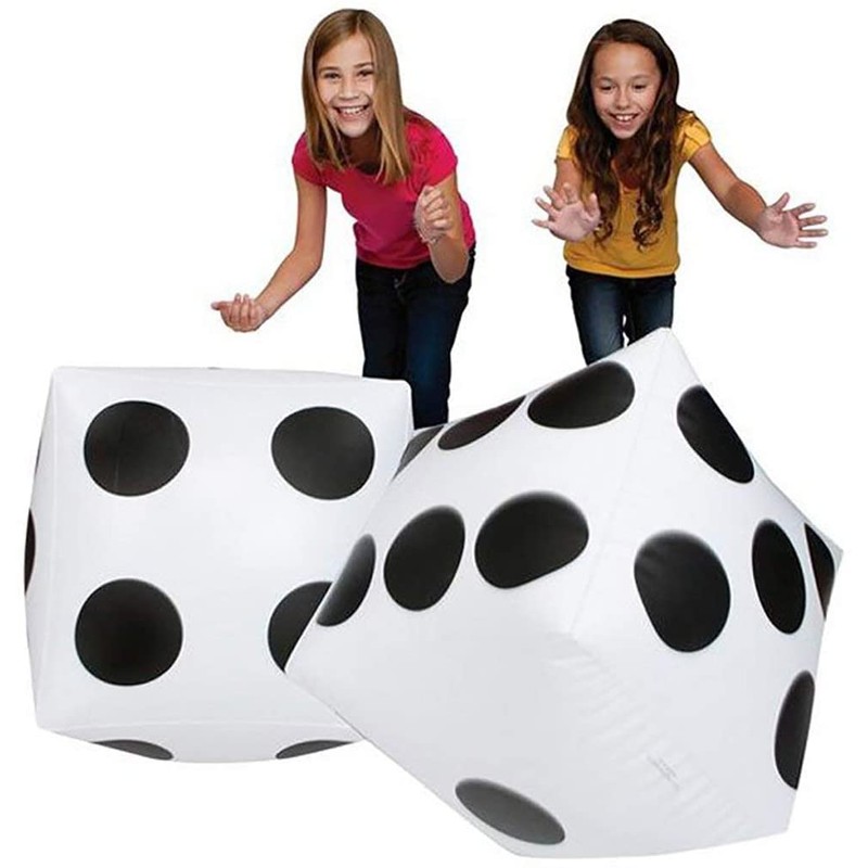 CCINEE Jumbo Dice 30cm Giant Big Beach Ball Jumbo Dice