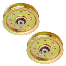 HuaZoon 753-08171 756-04129B 956-04129C Flat Idler for MTD Cub Cadet RZT 50 L54 S42 S50 TB42 LT1040 CC760 2 Pack