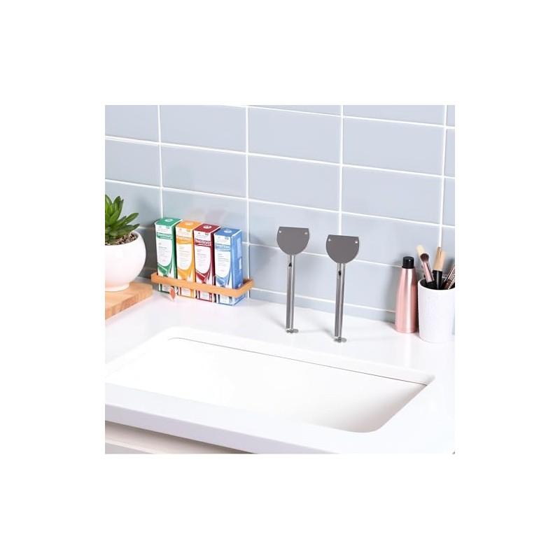 2 Pieces Silver Metal Tube Squeezer for Salon Toothpaste Tube
