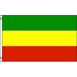 FlagsImp Ethiopia (Plain) Poly 2x3ft Flag, Multi