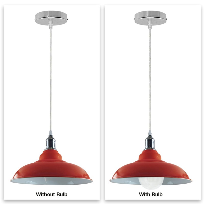 LEDSone Vintage Retro Style Industrial Orange Ceiling Pendant Lamp Cluster