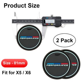 Ruayia Cup Holder Car Coaster 81 mm, Car Drink Holder Insert Non-Slip Universal Coaster Non-Slip - XL