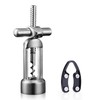 Drincarier screwpull-levers wine opener corkscrew self pulling corkscrew 18/8 stainless