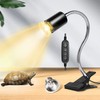 Reptile Light, Turtle Light, UVA+UVB Light Fixture, Basking Light, Temperature