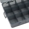 Multi Compartment Parts Box Removable Divider Transparent Plastic 18 Grids