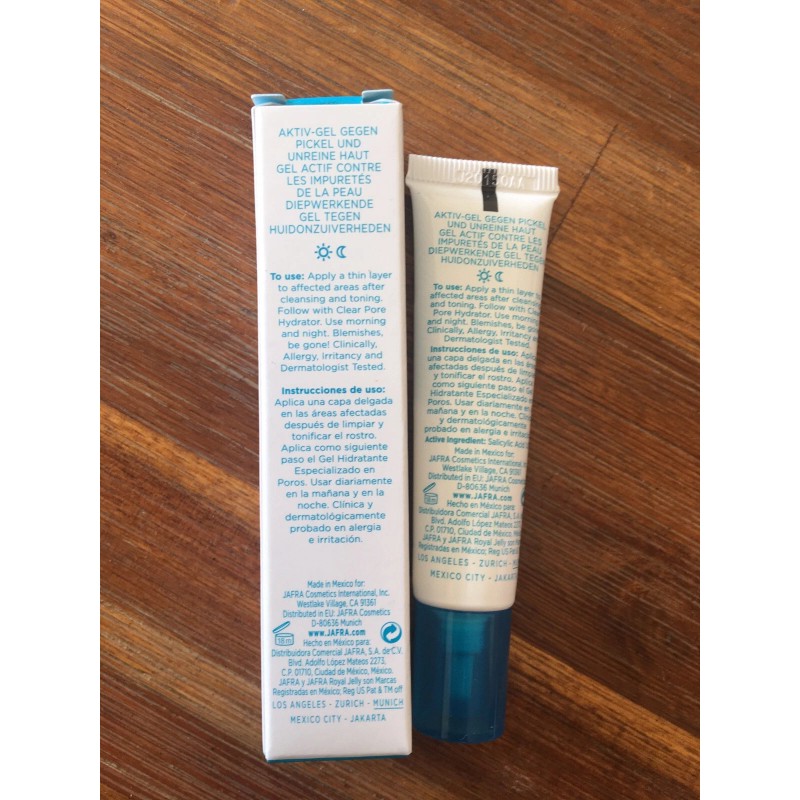 Jafra Royal Clear Smart BLEMISH SPOT TREATMENT Gel Facial Especializado