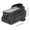 PVC Black Hard Shell Waterproof Performance Touching Screen Bike Bag
