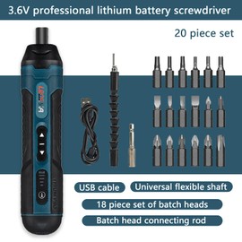 Torque Screwdriver, Portable Electric Screwdriver Hand Tools Torque Screwdriver Set 5Nm Torque Wrench for Bicycle Repair with Bit Holder