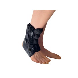 MX Health - Orthopaedic Adjustable Ankle Brace - For Ankle Ligament and Soft Tissue Injuries -(Small-Medium, Right)