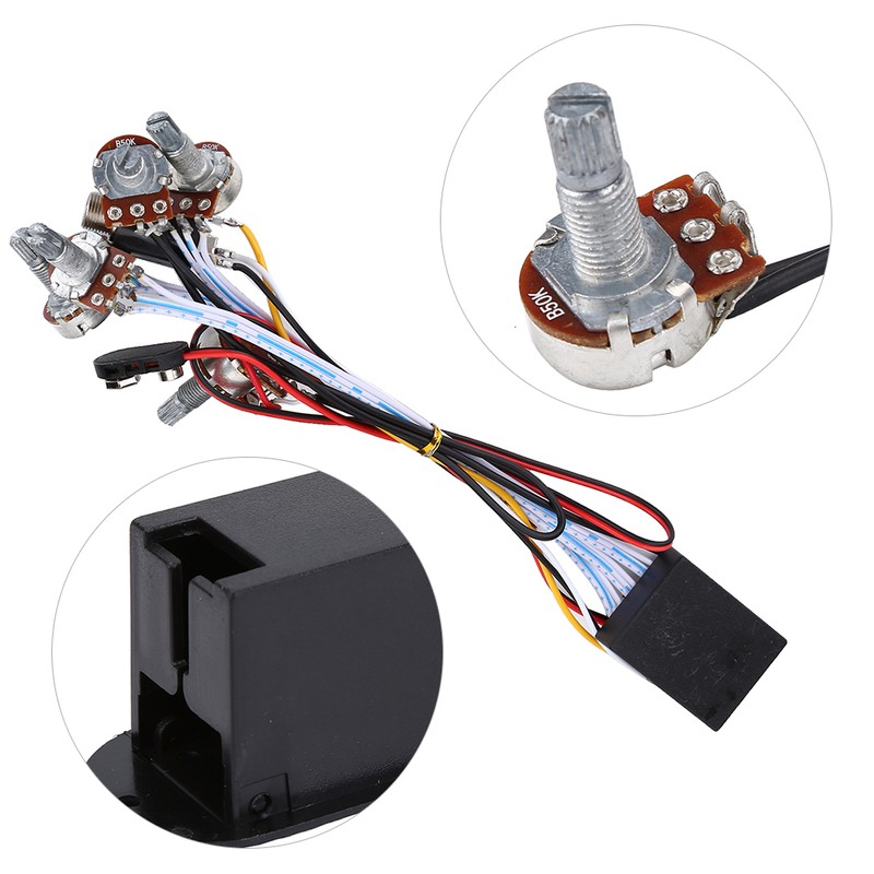 3 Band Active EQ Equalizer Preamp Circuit Pickup Guitar Bass