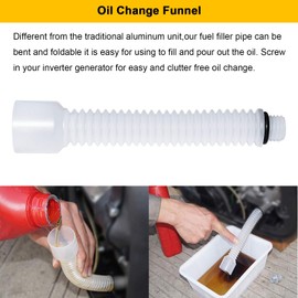 Portable Inverter Generator Oil Change Funnel Fit for Honda Generator EU1000i, EU3000i Handi, SD2000i, EB2800i, EG2800i (1)