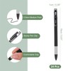 M&G Gel Pen Medium Point 0.5mm, 24 Pcs Smooth Black