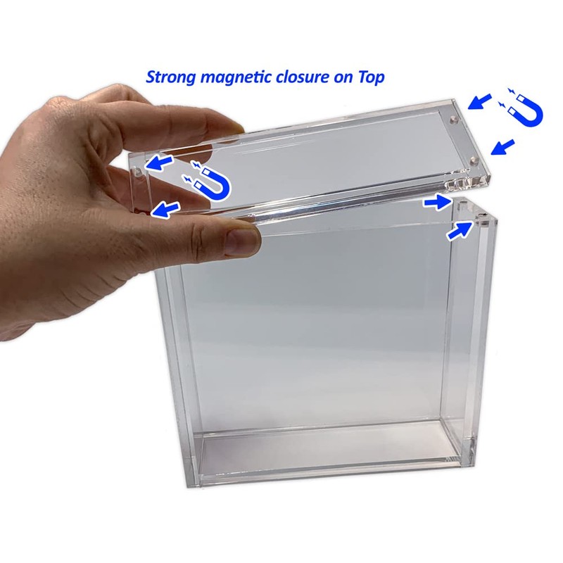 Arkero-G Yu-Gi-Oh! Magnetic Acrylic Case Display Box Protective Box for