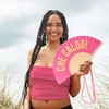 Fisura Original Hand Fan with the Message Che Caldo Modern