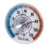 Taylor Window Thermometer -40 To 120 Deg F 3-1/2" Dial6