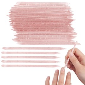 ZAMXHUG Cuticle Care - 100 Pieces Cuticle Pusher Cuticle Pusher for Nail Art, Manicure, Pedicure, Tool (Pink)