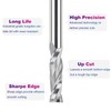 SpeTool Upcut Spiral Router Bits Extra Long (4 inch) with