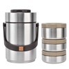 plplaaoo Lunch Box, Thermal Bento Boxes, Portable Bento Lunch Box,