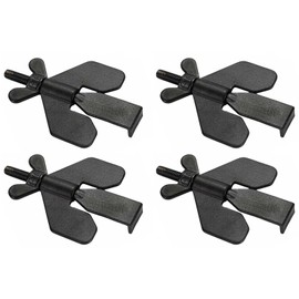 4PCS Portable Door Lock, Travel Door Lock Additional Safety and Privacy, Black Lock Solid Heavy Duty Lock Security, Without Drilling, Security Door Lock for Traveling Home Apartment Hotel Dormitories