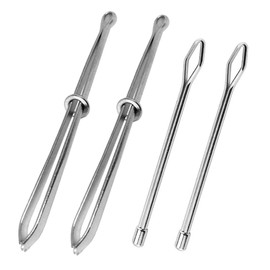 YFFSFDC 4 Pcs Cord Threader with Ball String Threader Scissor Cord Threader Stainless Steel DIY Handmade Craft Handmade Tools Sewing Tools