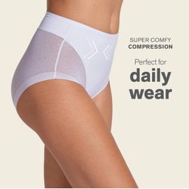 Super Comfy Control Panty Shaper , Large, White