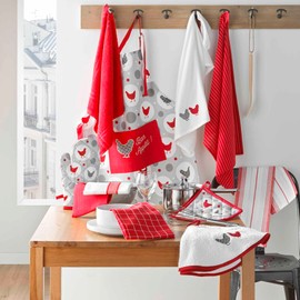 Douceur d'Intérieur, Suzette Hand Towel (50 x 50 cm) 100% Cotton Plain