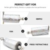 HEALLILY 2pcs Pocket Wand Metal Retractable Magic Wand Stage Props
