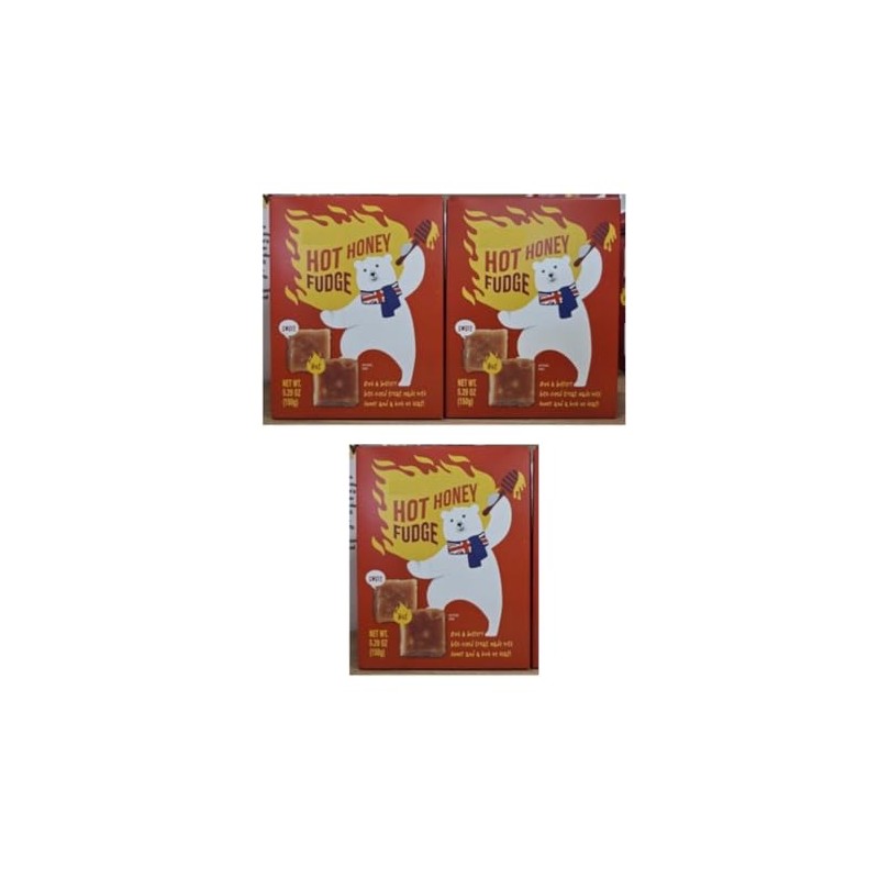Hot Honey Fudge Sweet & Hot 5.29oz 150g 3 Boxes