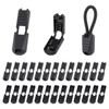 26pcs Zipper Pull Cord Ends Shoe Lace End Clips Cord
