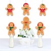 Big Dot of Happiness Gingerbread Christmas - Decorations DIY Gingerbread