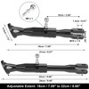 Motoforti Universal Adjustable Motorcycle Kickstand Side Support Stand CNC Aluminum