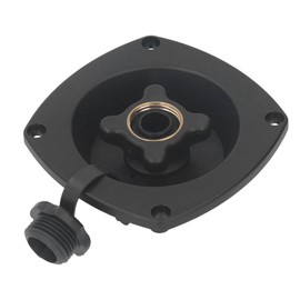 Rv Wall Mount Water Inlet Pressure Regulated City Water Entry with Quick Connector for Trailer Camper Boat Black