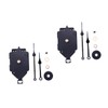 Gadpiparty 2 Sets DIY Clock Kit with Metal Clock Hands